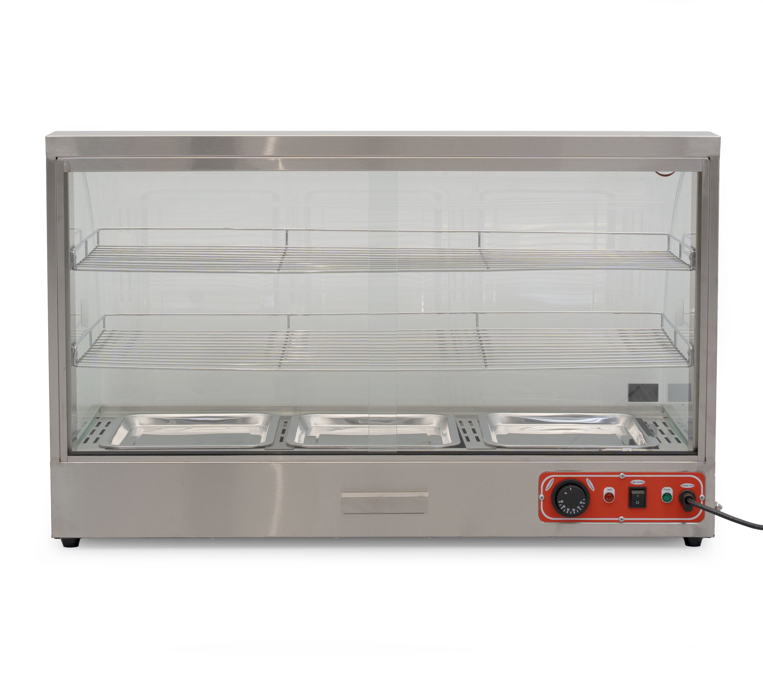 HCB Warmhoudvitrine - 95 cm - 230V - RVS