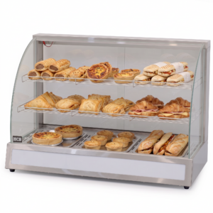 HCB Warmhoudvitrine - 95 cm - 230V - RVS