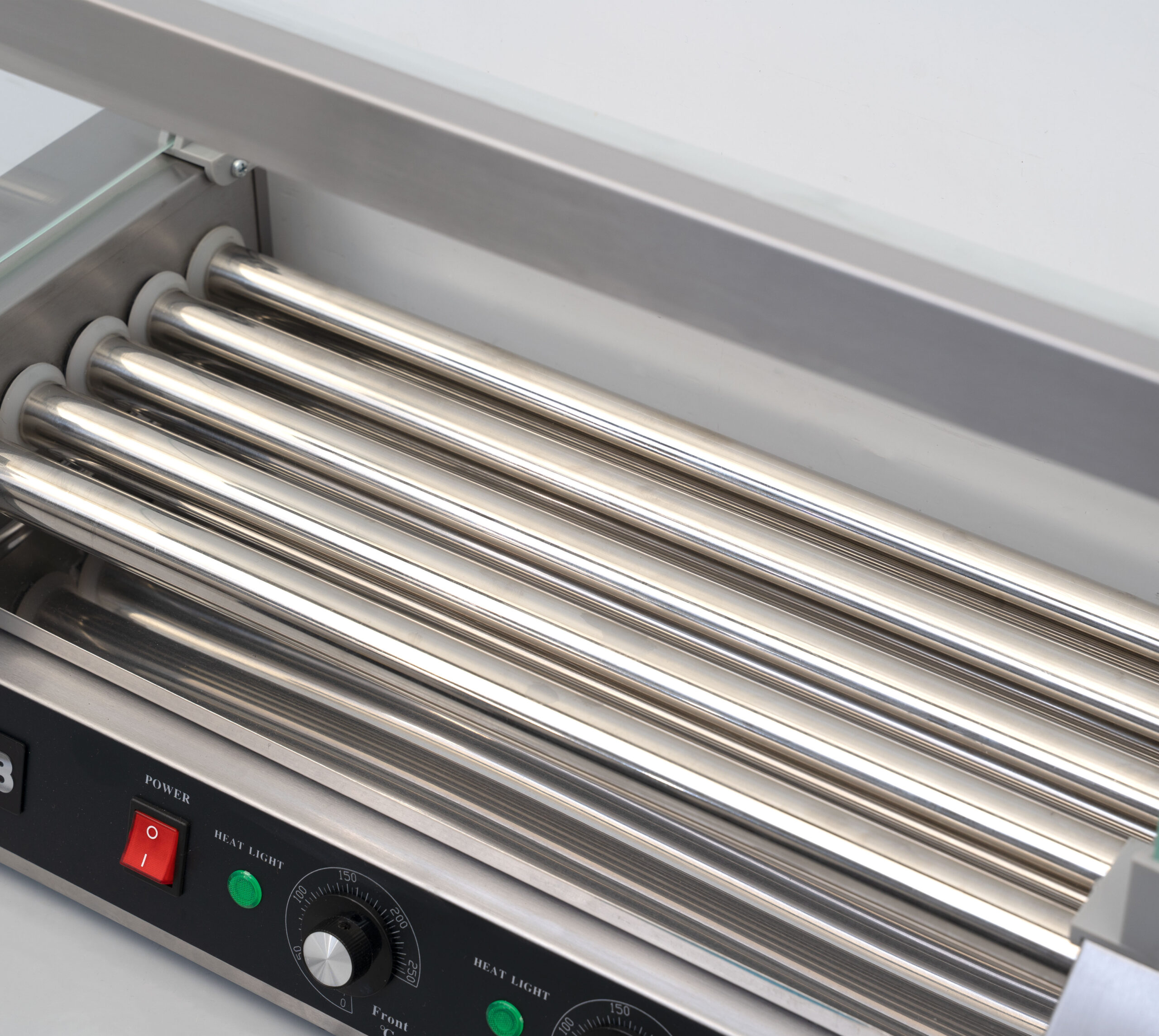 HCB Worstengrill - hotdogroller - 5 rollen - RVS - 230V