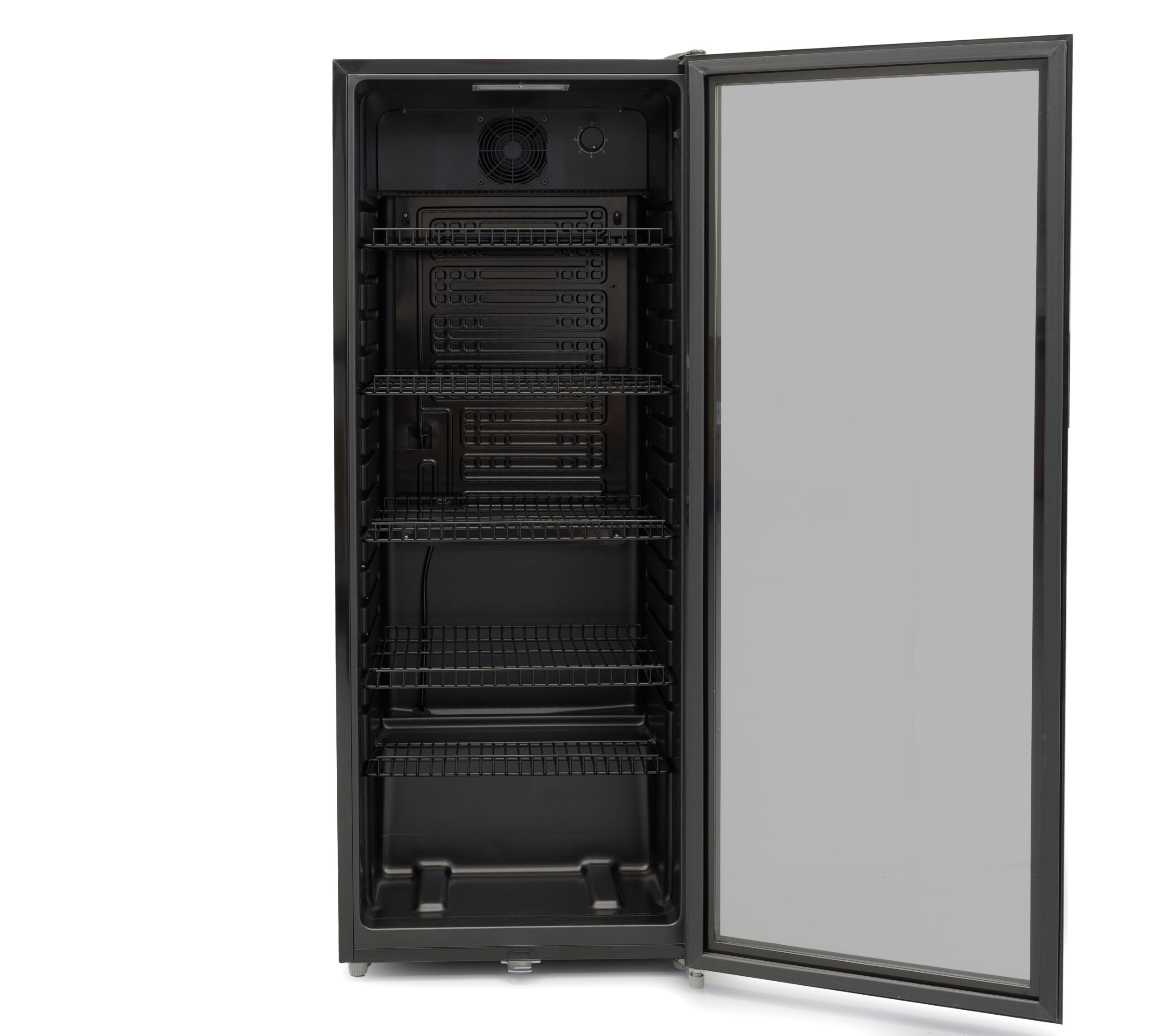 HCB Glasdeurkoeling - 248 liter - zwart - 230V