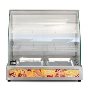 HCB Warmhoudvitrine - 66 cm - 230V - RVS