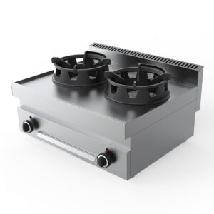 HCB Woktafel - 65 cm - aardgas - RVS