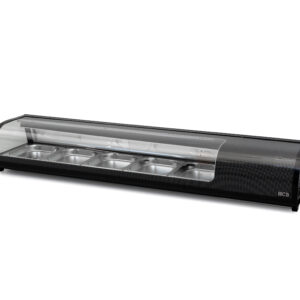 HCB Sushivitrine - 5 x 1/2 GN - 180 cm - 230V