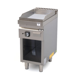 HCB Bakplaat - 70S - chroom - 6,5 kW - 40 cm - aardgas - RVS