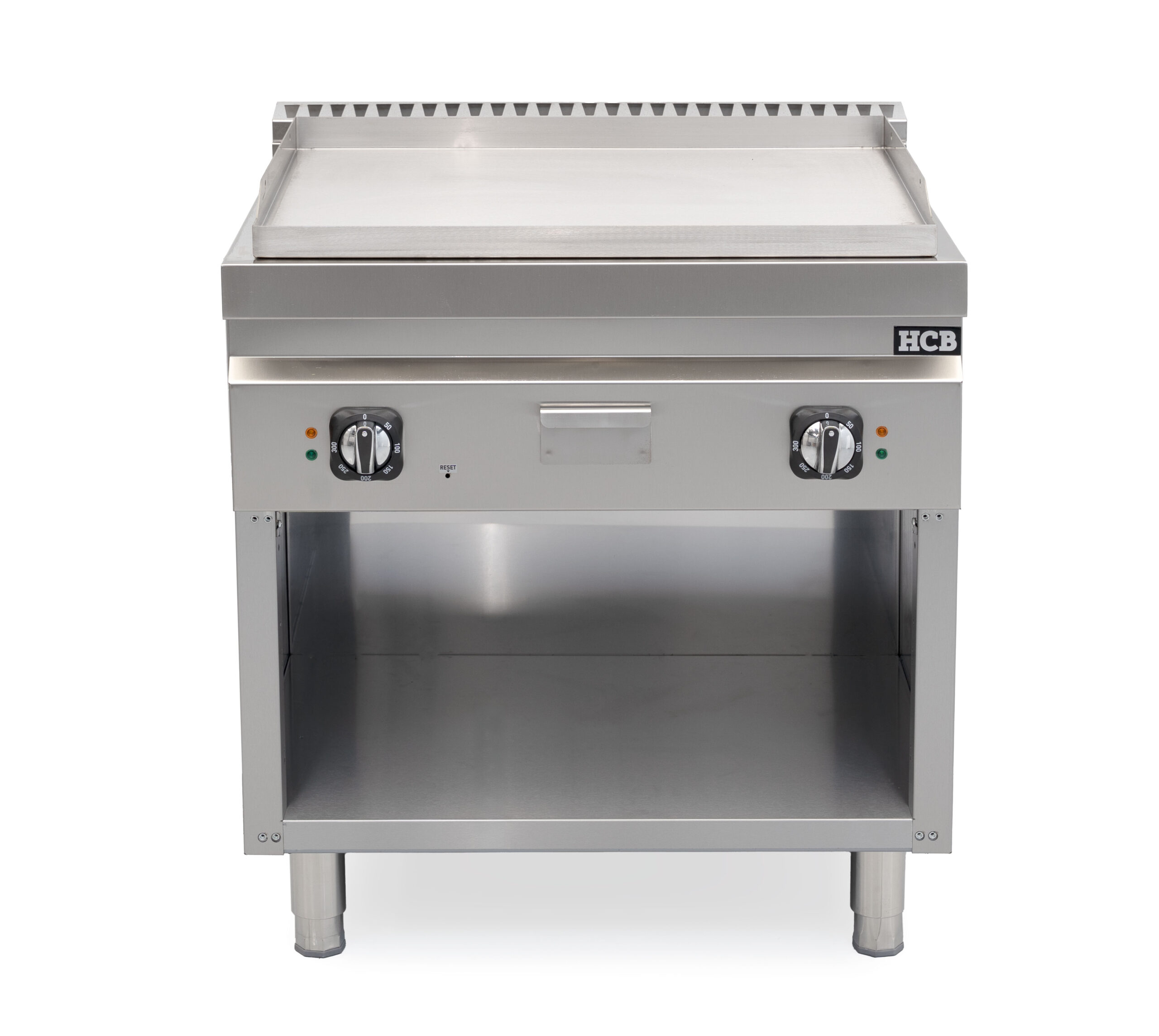 HCB Bakplaat - 70S - glad - 9 kW - 80 cm - 400V - RVS