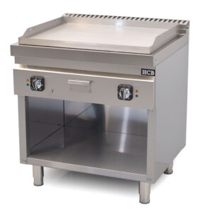 HCB Bakplaat - 70S - glad - 9 kW - 80 cm - 400V - RVS