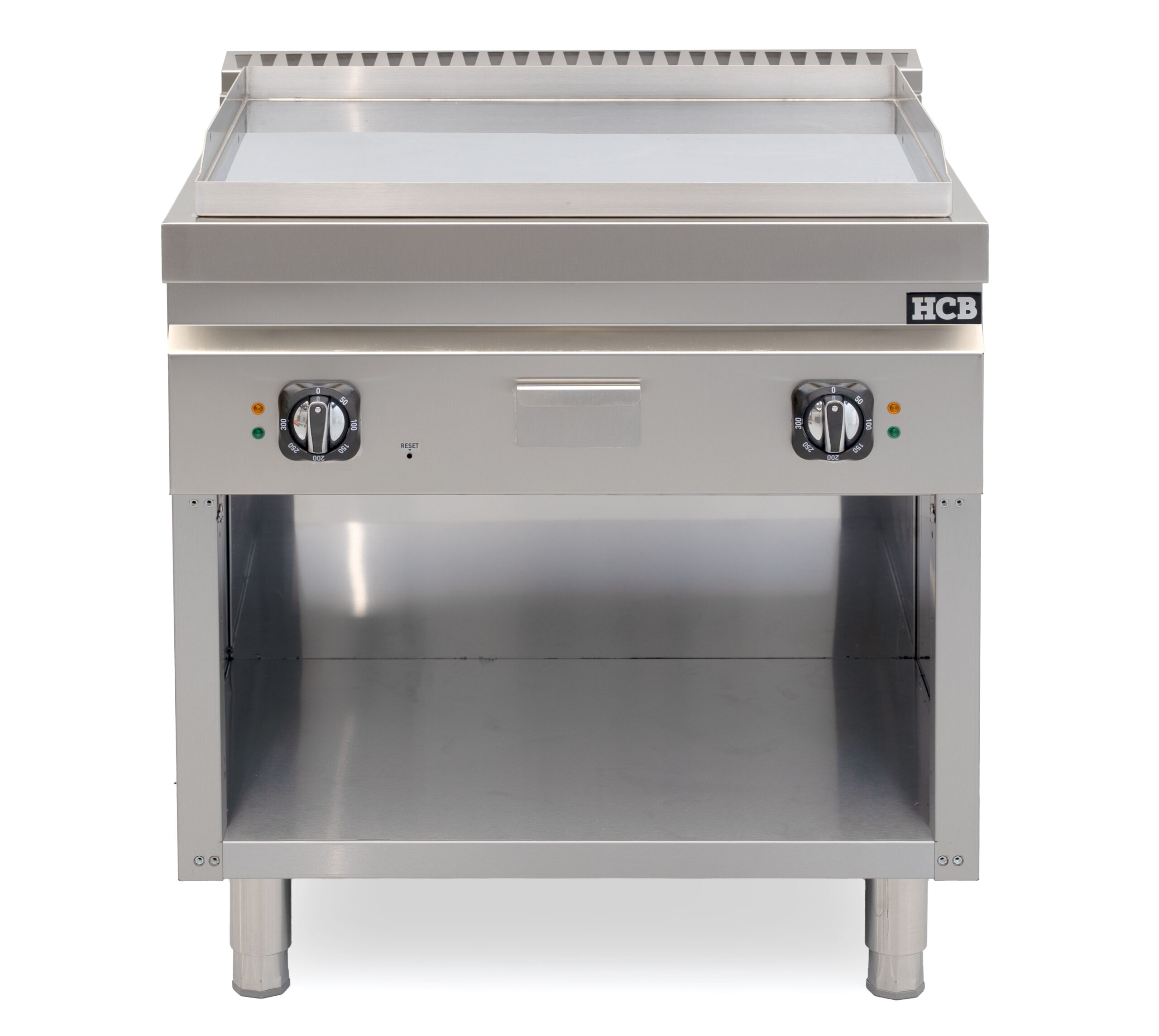 HCB Bakplaat - 70S - chroom - 9 kW - 80 cm - 400V - RVS