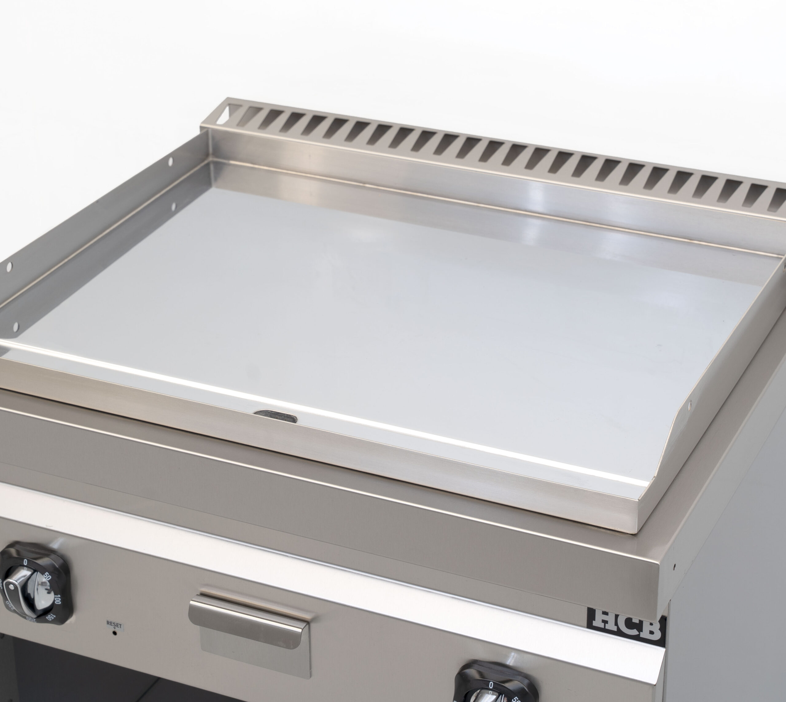 HCB Bakplaat - 70S - chroom - 9 kW - 80 cm - 400V - RVS
