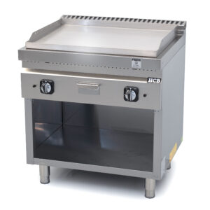 HCB Bakplaat - 70S - glad - 13 kW - 80 cm - aardgas - RVS
