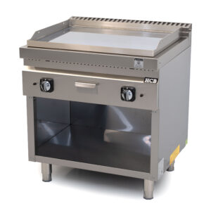 HCB Bakplaat - 70S - chroom - 13 kW - 80 cm - aardgas - RVS