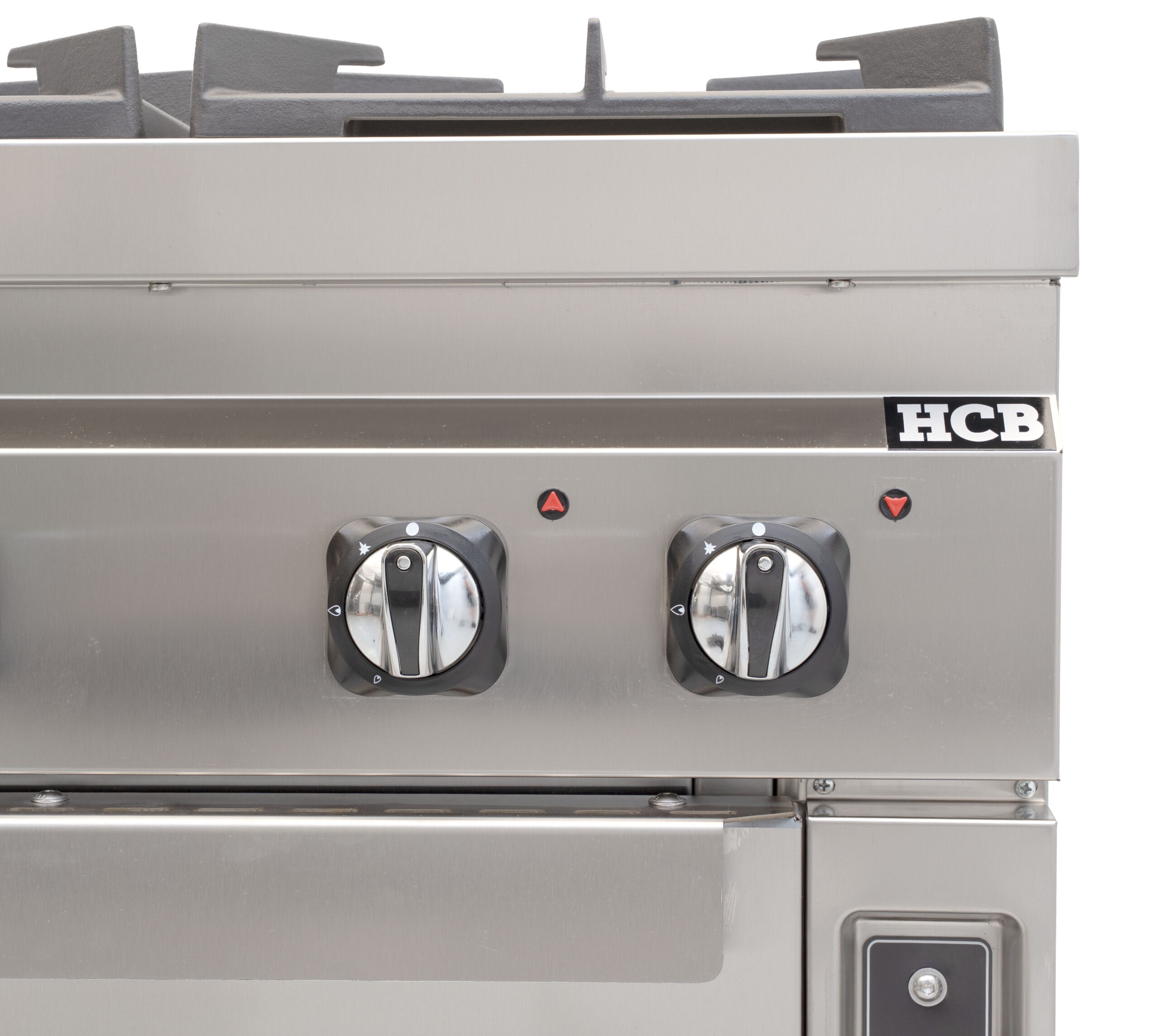HCB Gasfornuis met oven - 70S - 4 pitten - 35 kW - aardgas - RVS