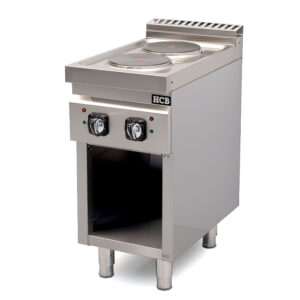 HCB Elektrisch fornuis - 70S - 2 pitten - 5,2 kW - 40 cm - 400V - RVS