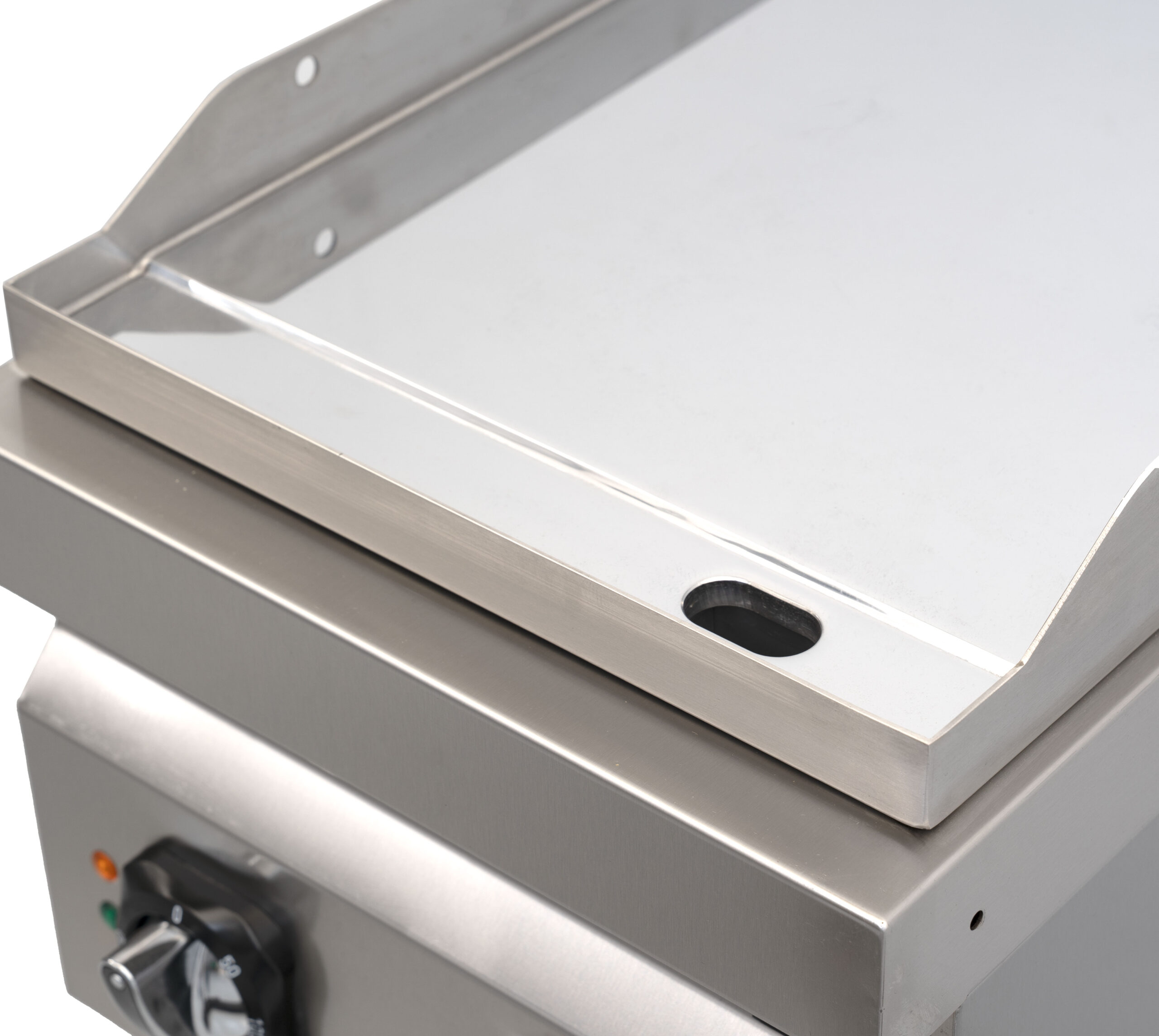 HCB Bakplaat - 70S - chroom - 4,5 kW - 40 cm - 400V - RVS